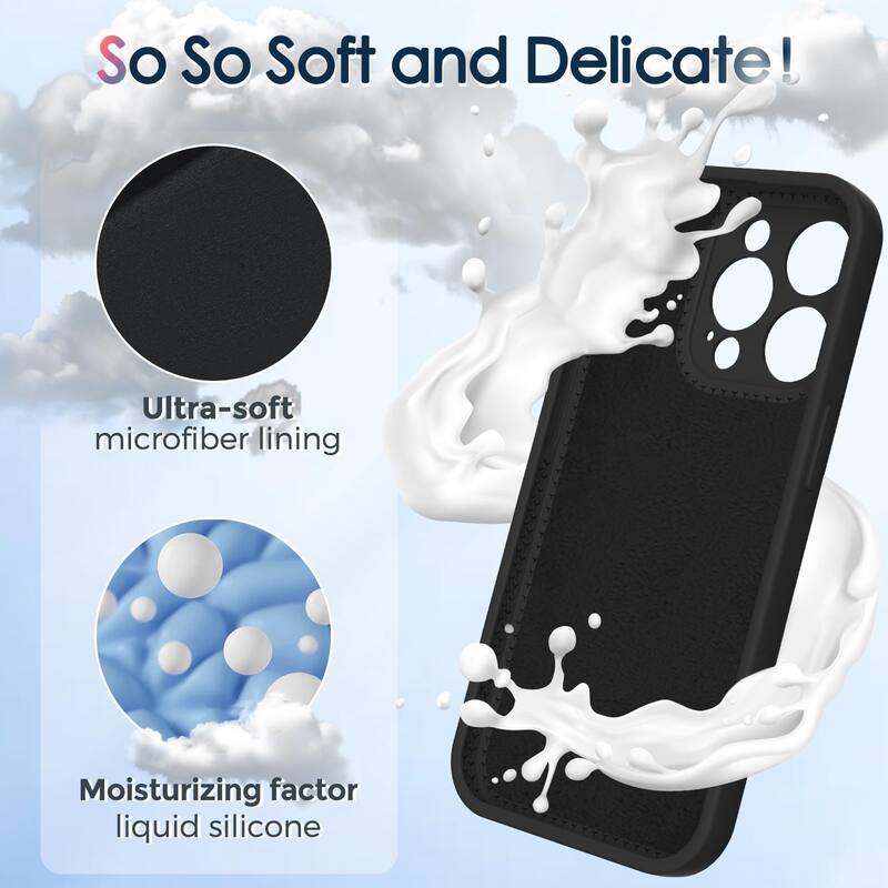 6.7" iPhone 14 Pro Max Case,Liquid Silicone, Moisturizing Factor,Extreme Soft Slim Phone Case with Stand,Compatible with MagSafe