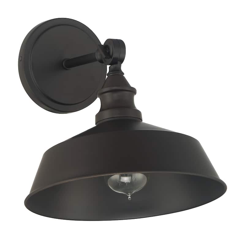 Bellevue SH40918 10" Tall Wall Sconce with a Metal dome shade