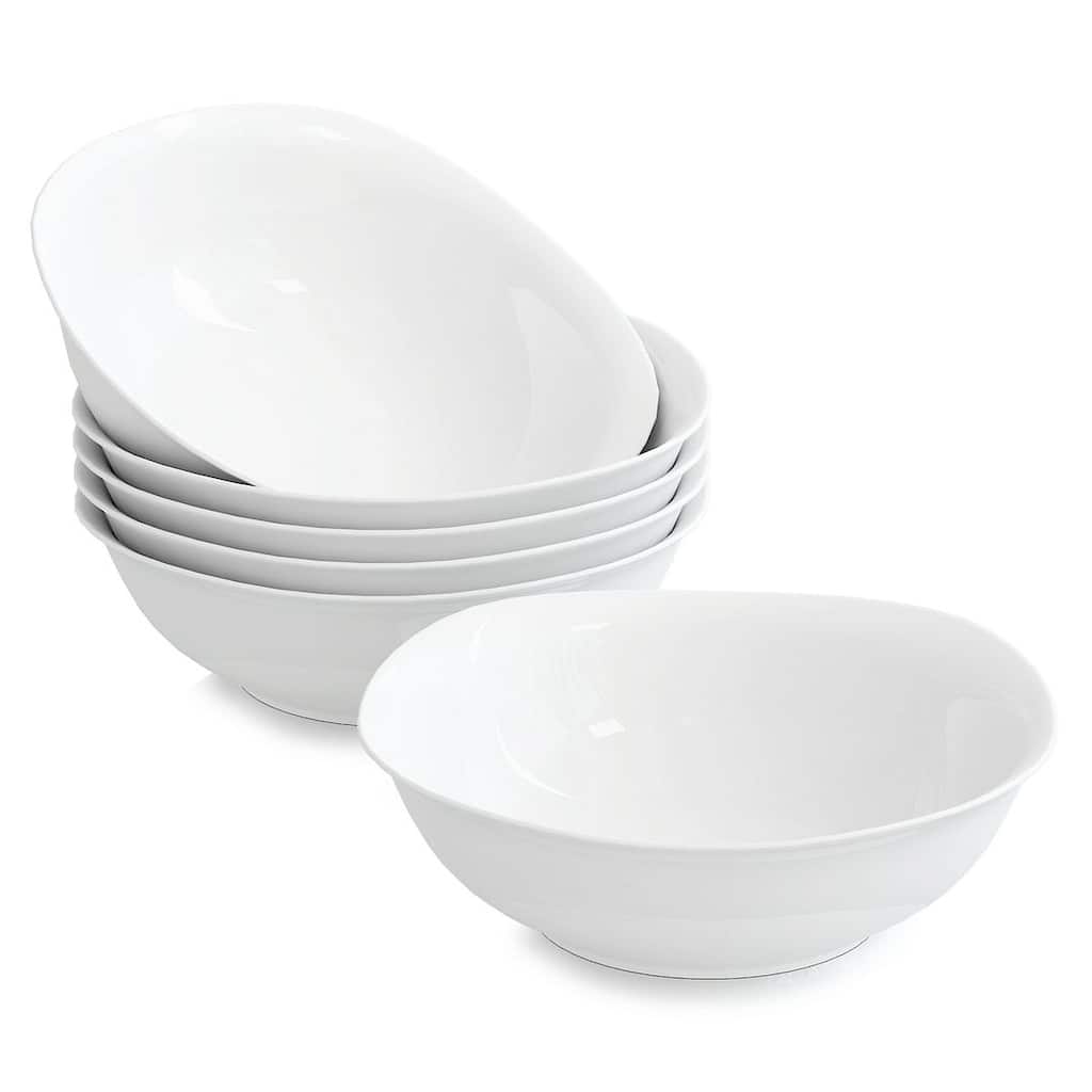 MALACASA Elisa 19 Oz. 6-Piece Cereal Bowl