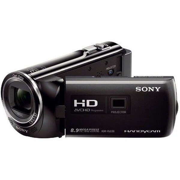 Sony PJ220, HDR-PJ220 Full HD Handycam X 27 Optical Zoom and Built-in. Opens flyout.