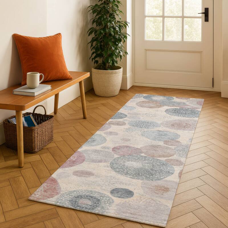 Premium Washable Super Soft Mayfield Rug - Peach - 2'3" x 7'6"