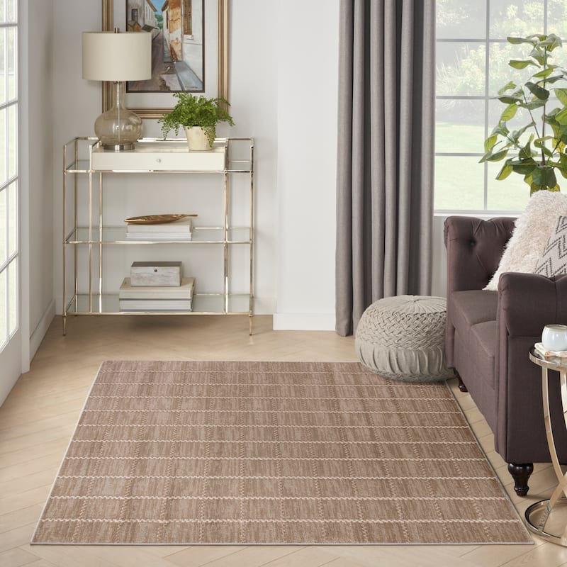 Nourison Serenity Home Indoor Geometric Area Rug