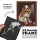 preview thumbnail 30 of 118, Orchid on Slate III -Framed Print w/glass-Cherry Red