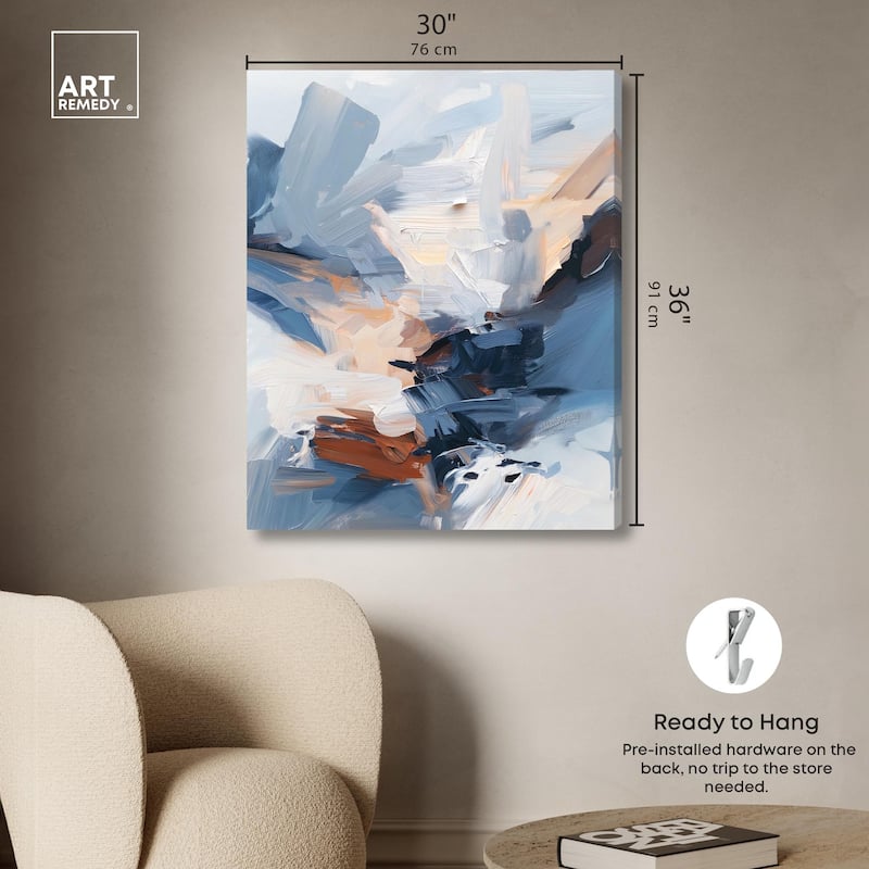 A Symphony in White I Canvas by Art Remedy, Gallery Wrapped