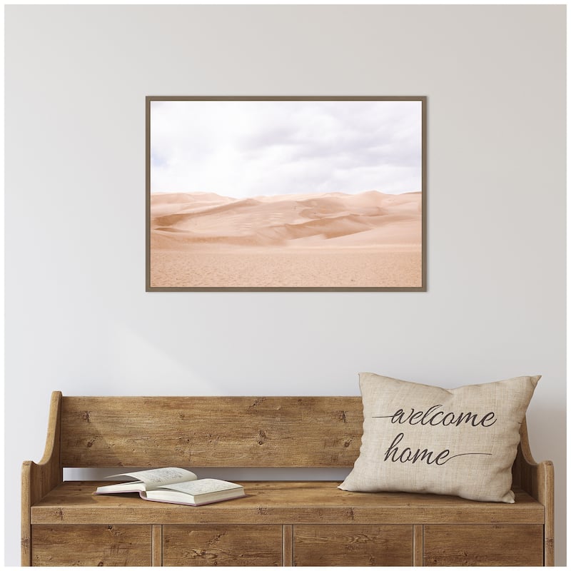 Kate and Laurel Sylvie Desert Skies Framed Canvas by Alicia Abla