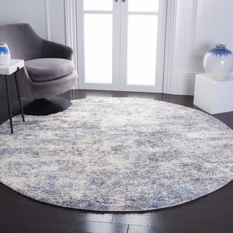 SAFAVIEH Berber Shag Yasumi Abstract 1.25-inch Thick Rug