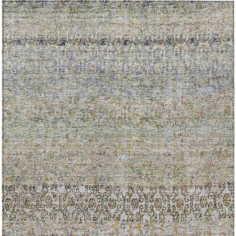 HomeRoots Floral Traditional Rectangle Outdoor Rug