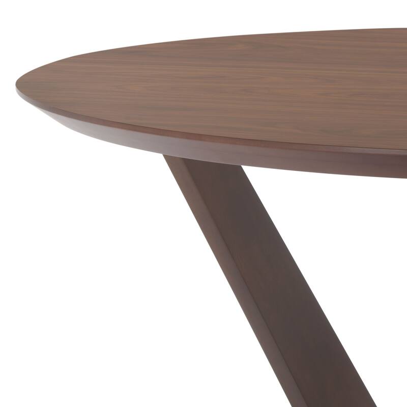 SAFAVIEH Couture Hildabryna Round Wood Dining Table - 47"W x 47"D x 30"H