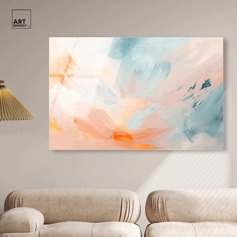 Sunrise Palette I Acrylic by Art Remedy, Ready to Hang