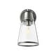 preview thumbnail 17 of 17, Robert Stevenson Lighting Jaxon - Metal and Seedy Glass Wall Sconce