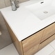 preview thumbnail 64 of 85, Floating Bathroom Vanity with Integrated Resin Top