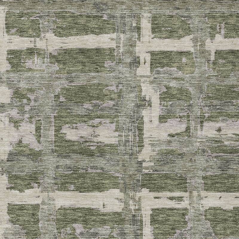 HomeRoots Striped Transitional Rectangle Outdoor Rug