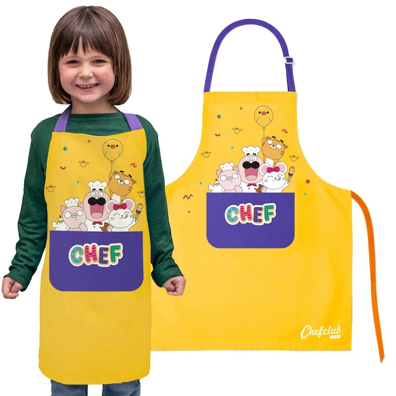Chefclub Little Chef Apron - Yellow