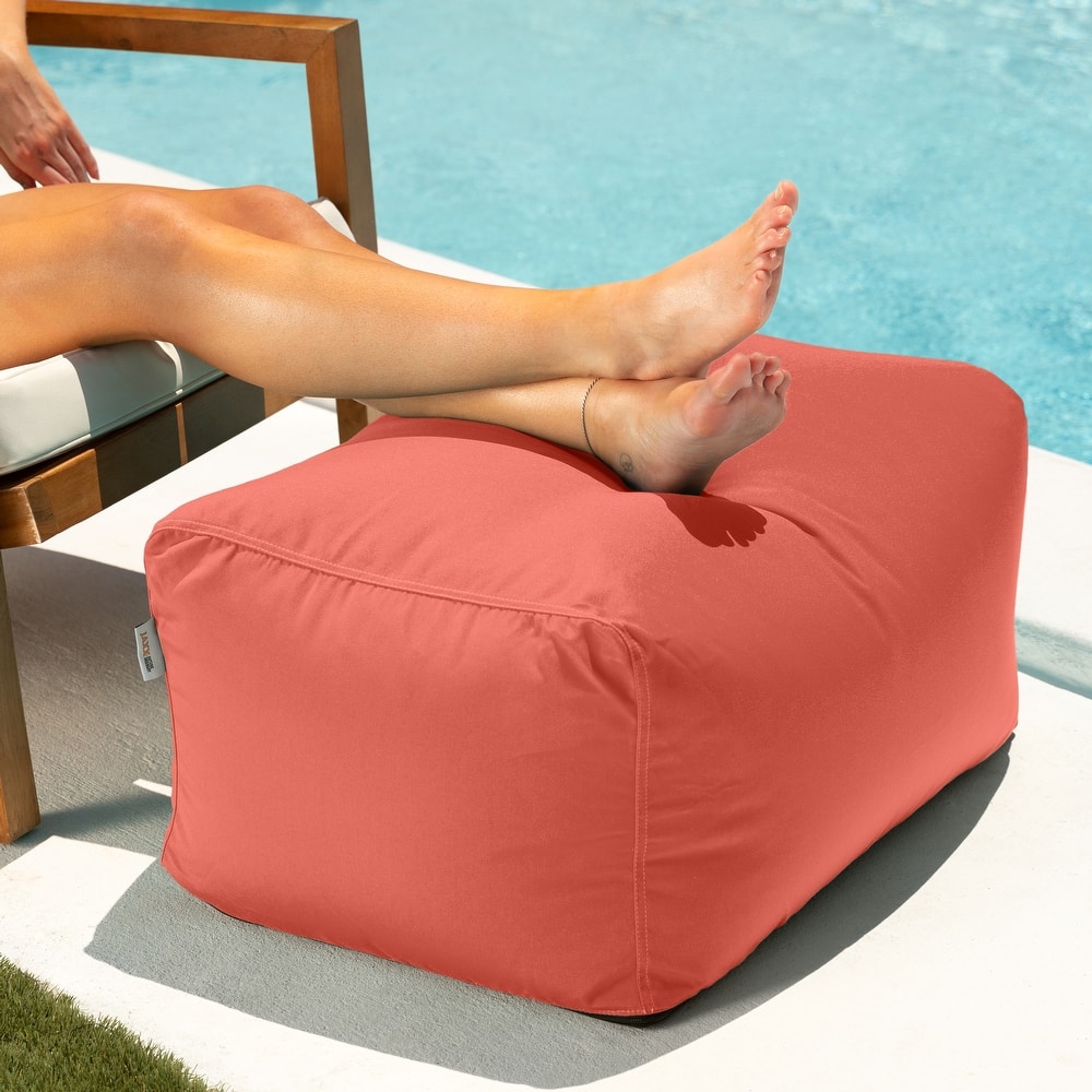 Leon Outdoor Patio Bean Bag Ottoman