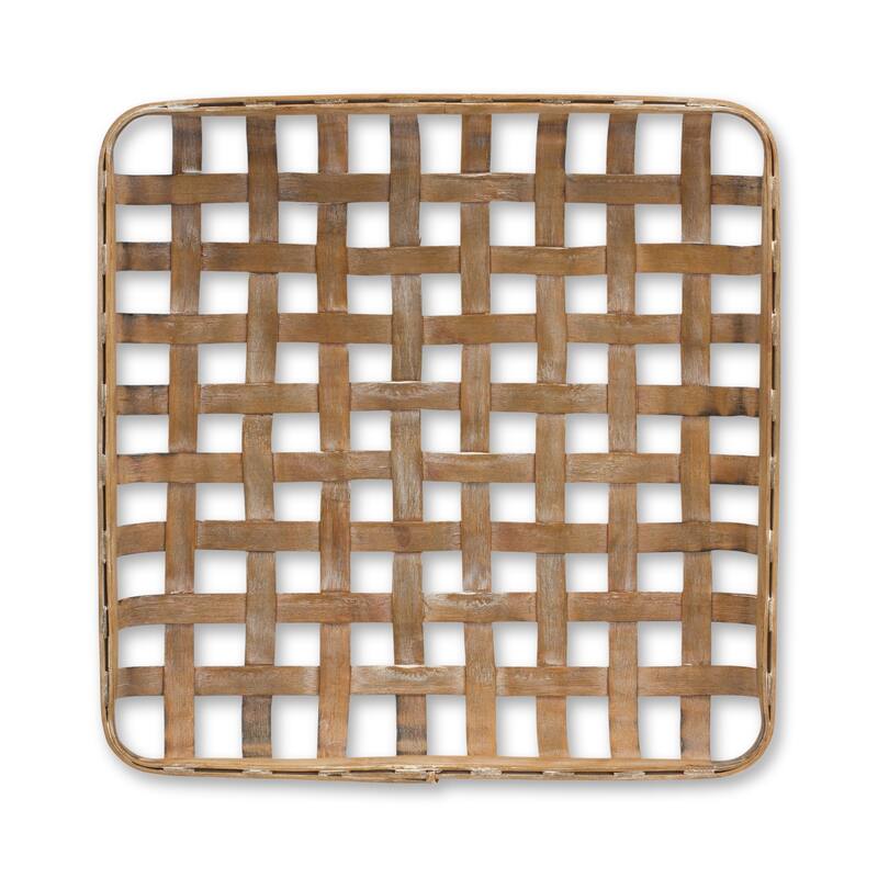 Bamboo Tray (Set of 2) - 17 x 17 x 3.25 - 17 x 17 x 3.25