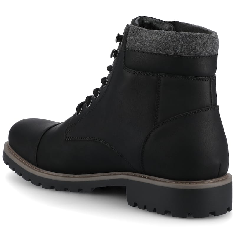 Vance Men's Yukkon Medium and Wide Width Cap Toe Boot