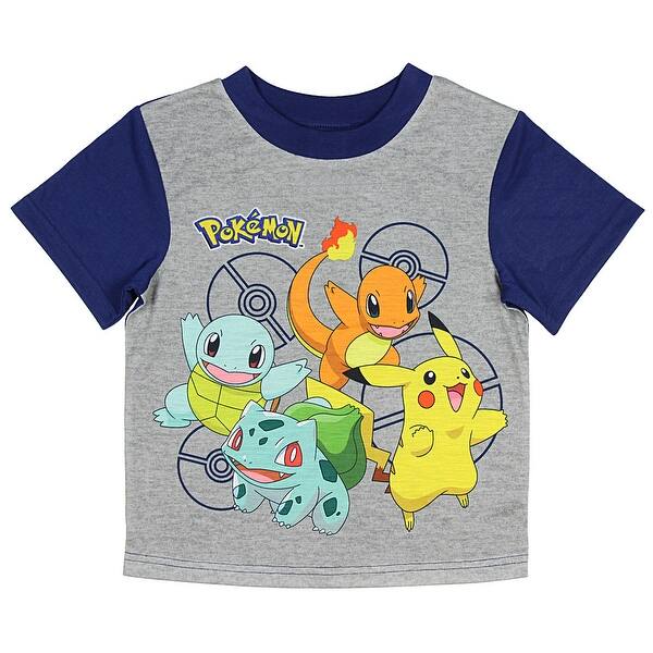 Shop Pokemon Boys 2 Piece Pajama Set Pikachu Squirtle Bulbasaur