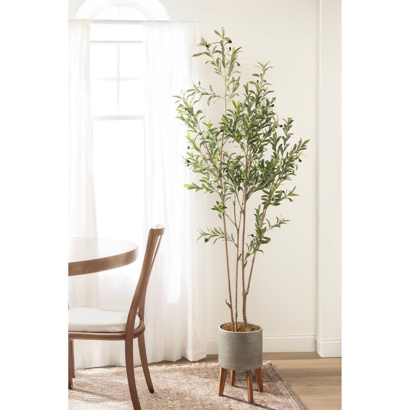 Kate and Laurel Oliveira Faux Olive Tree