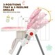 preview thumbnail 15 of 35, Babyjoy Folding High Chair Baby Dining Chair with 6-Level Height - See Details
