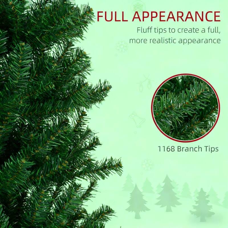 Xmas Tree,Artificial Christmas Tree,with Realistic Branch Tips for Indoor, Home, Holiday - Green