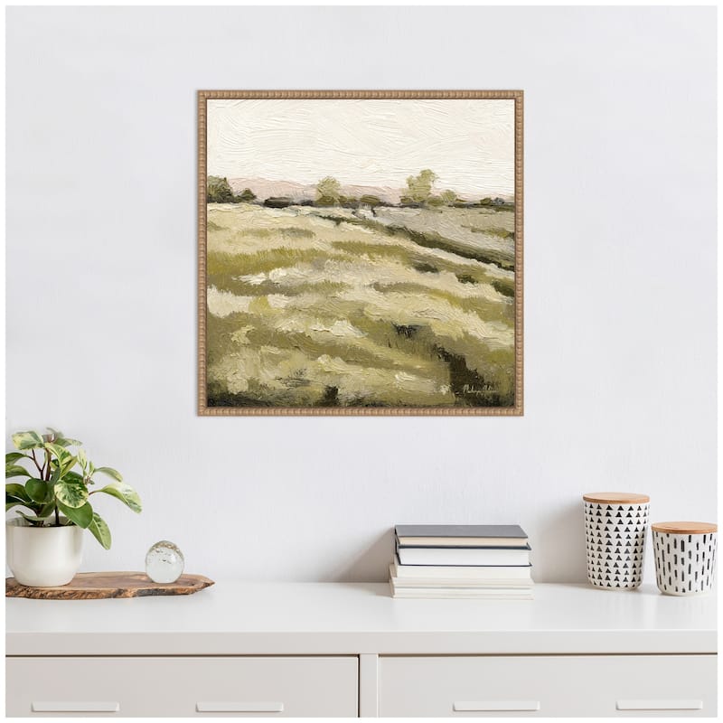 Kate and Laurel Petit Views No 10 by Mackenzie Nelson Framed Canvas Wall Art Print