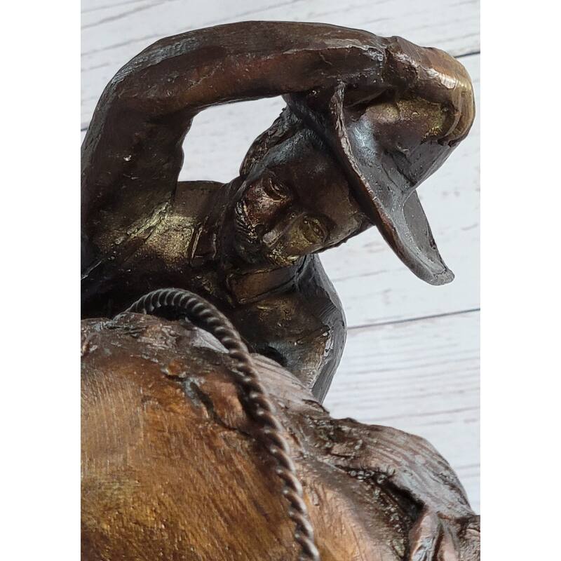 RattleImitative snake By Frederic Remington Western Bronze Statue Sculpture Figure Art 21 Inches X 17 Inches