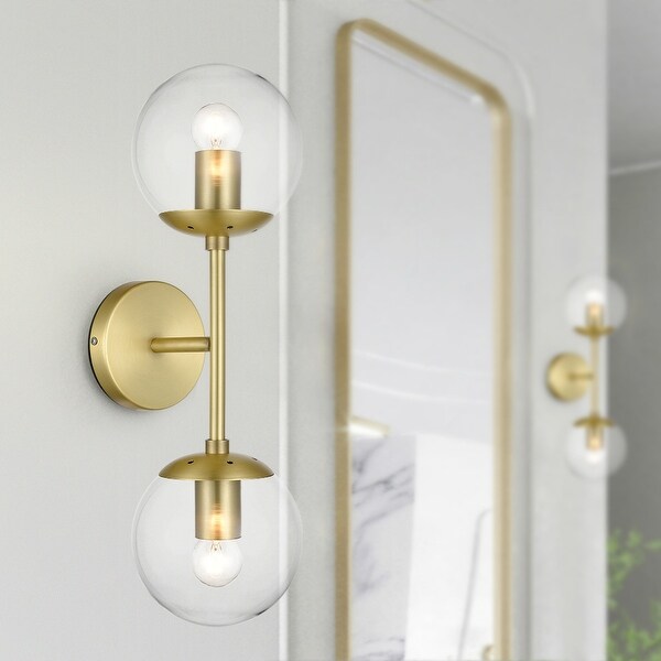 Light Society Tesler Globe 2-Light Wall Sconce. Opens flyout.