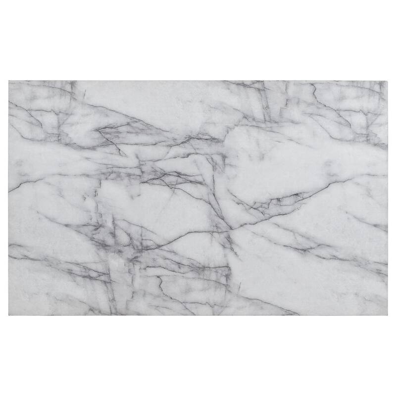 Modern Style 6 PCS Dining Table Set for 6 with Marbled Veneers