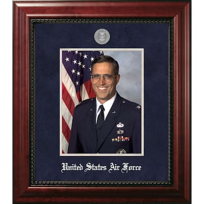 Patriot Frames Air Force 8x10 Portrait Executive Frame with Silver Medallion