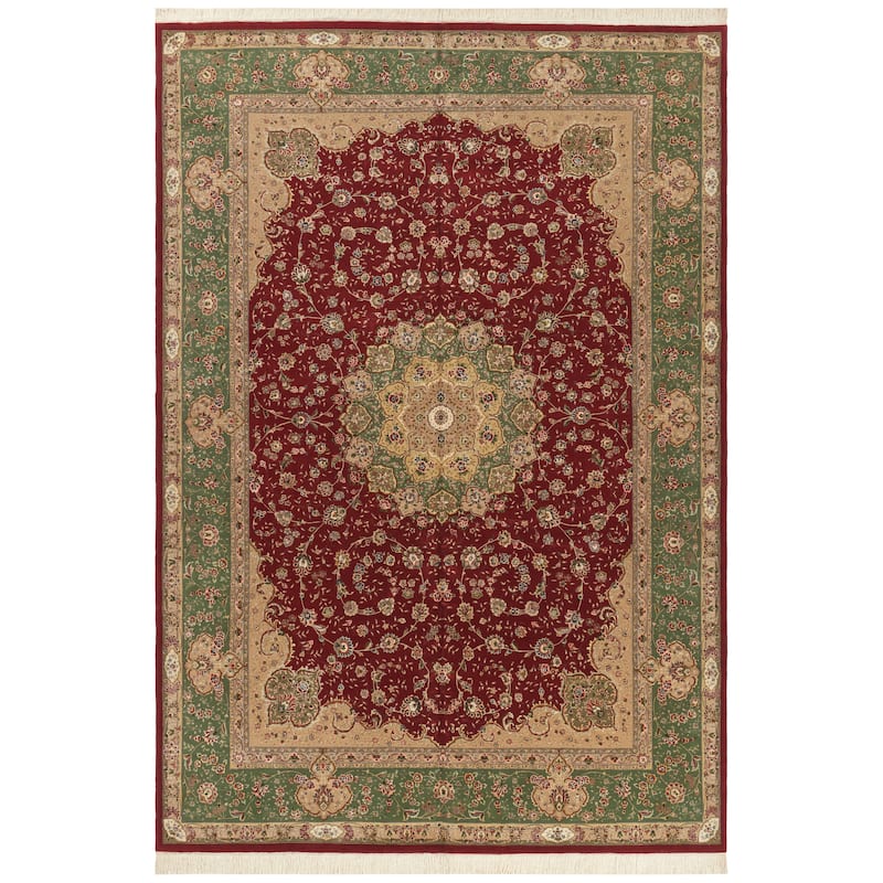 SAFAVIEH, Couture Hand-knotted Tabriz Floral Manuella Traditional Oriental Wool