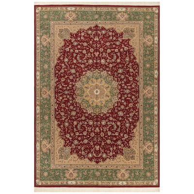 SAFAVIEH, Couture Hand-knotted Tabriz Floral Manuella Traditional Oriental Wool