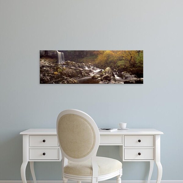 Easy Art Prints Panoramic Images's 'Thornton Force, Ingleton, Yorkshire Dales, England, United Kingdom' Canvas Art