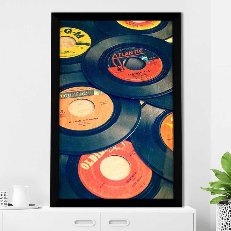 "Old Records" by Edward M. Fielding Print on Acrylic
