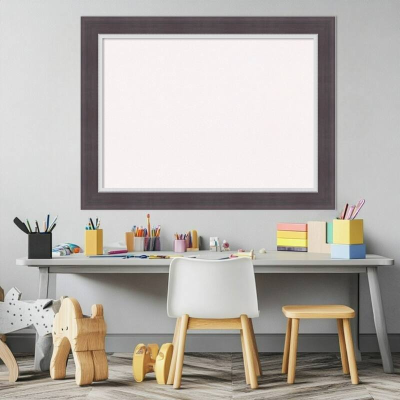 Ellie Brown Silver Framed Cork Board - Bulletin Board, Organization Board, Pin Board