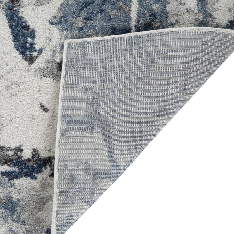 HomeRoots Abstract Modern Rectangle Area Rug