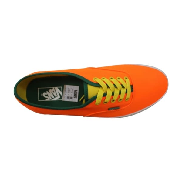 vans authentic neon orange
