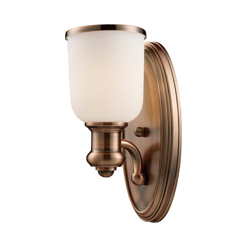 Brooksdale 13'' High 1-Light Sconce - Antique Copper - Antique Copper - 13 inch Tall