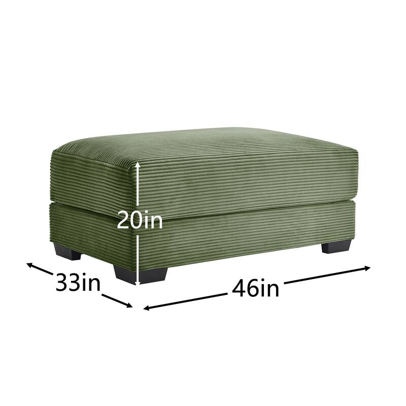 28 Ottoman Corduroy