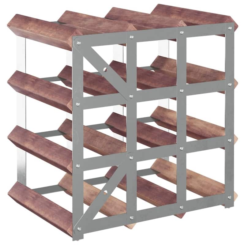 vidaXL Countertop Wine Rack Bottle Holder Wine Storage Organizer Solid Wood
