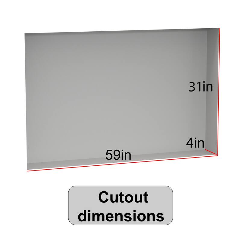 Rail Aluminum Recessed/Surface Mount Bathroom Medicine Cabinet with Mirror, Adjustable Brightness, Defogging & USB Port