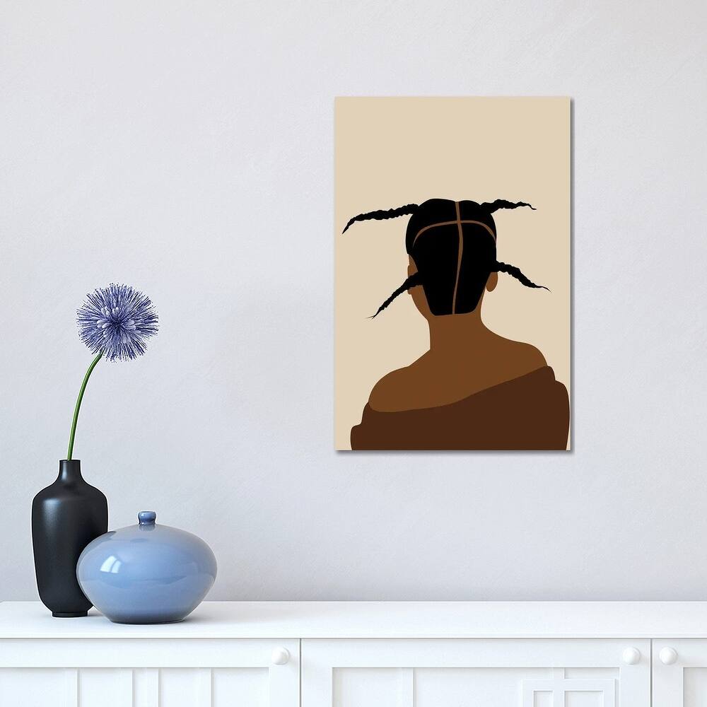 iCanvas "African Hairstyle" by Tysee Ciage Canvas Print