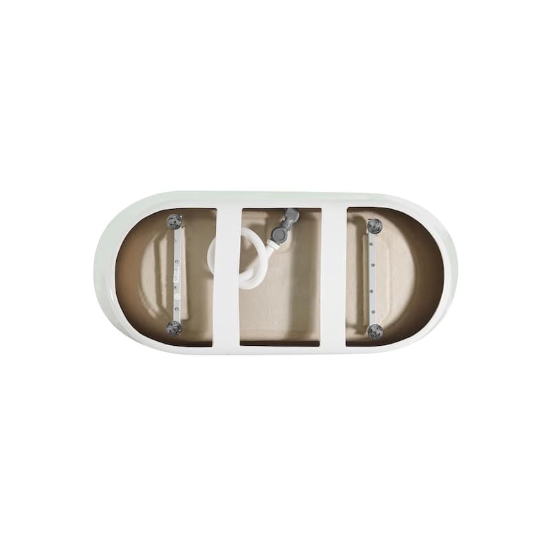 Odell Soaking Bathtub in Glossy White