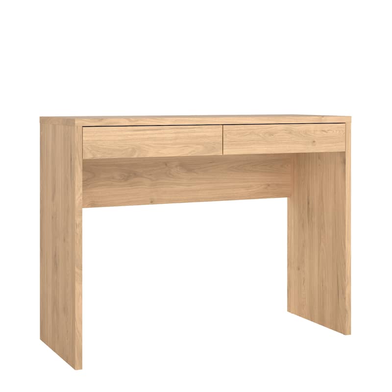 Porch & Den Wilbur Home Office Writing Desk with 2 Storage Drawers