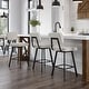 preview thumbnail 7 of 37, Amisco Clarkson Swivel Counter Stool