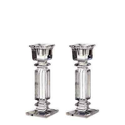 Crystal Candlestick-Holder-Fits Standard Taper Candlestick-7.2" Height - 7.2" Height