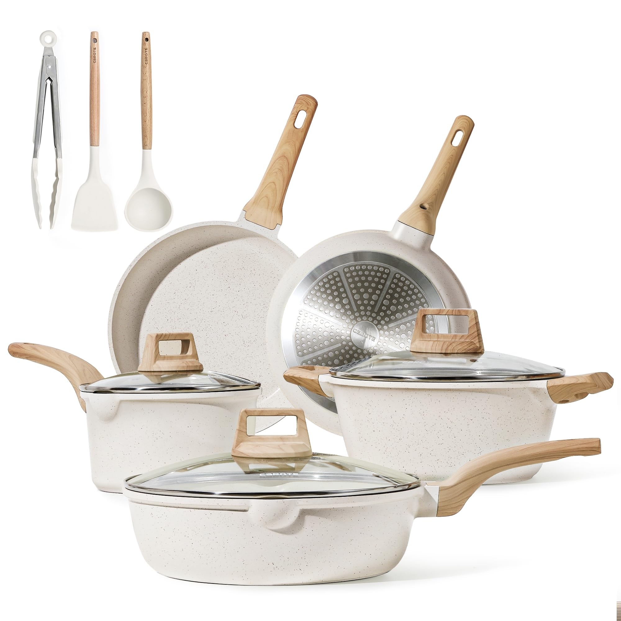 User-Friendly and Easy to Maintain Ceramic Masterclass Premium Cookware Set  