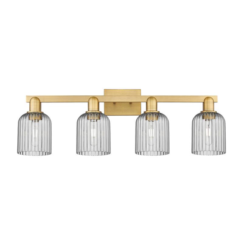Innovations Lighting Downtown Urban - Bridal Veil - 4 Light 32" Bath Vanity Light
