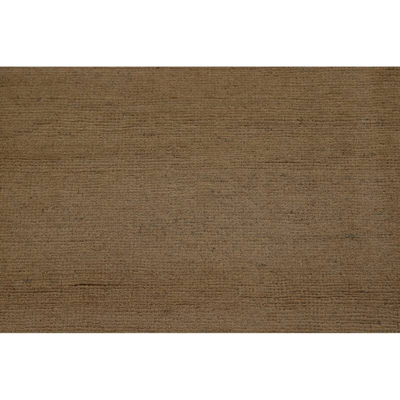 Modern Gabbeh Oriental Area Rug Hand-Knotted Wool Carpet - 6'6" x 9'7"