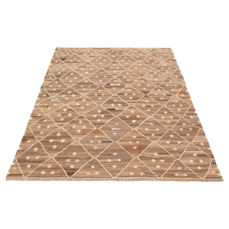 Sivas Brown Kilim 6'8" x 9'11" - 6'8 x 9'11