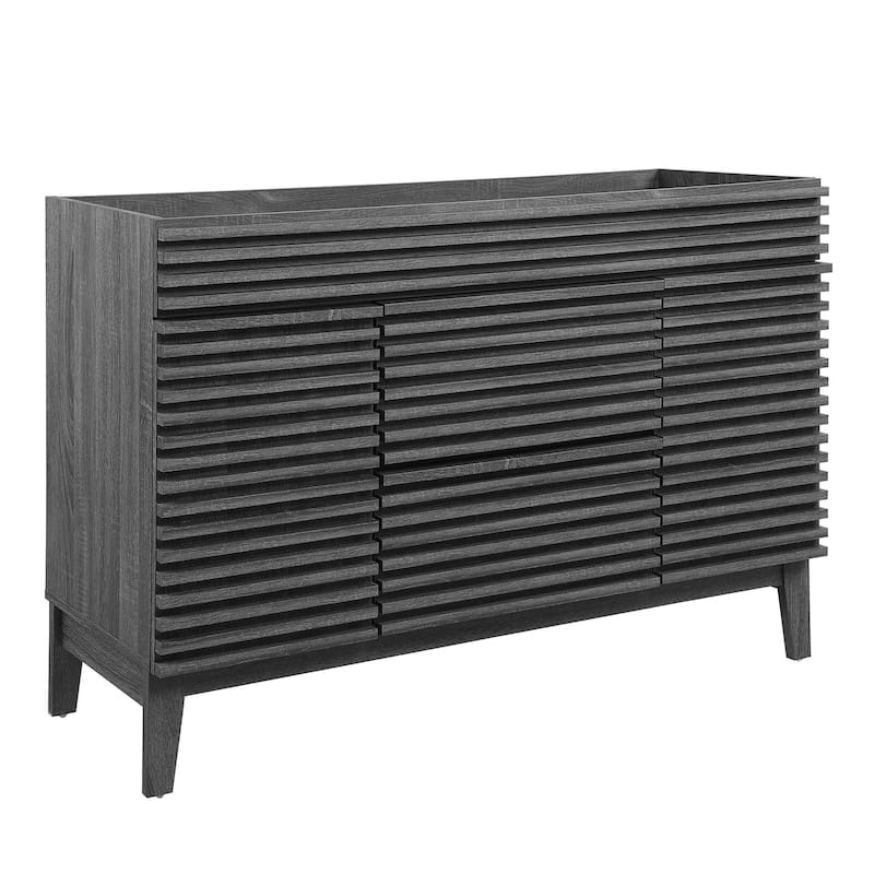 Render 48" Single Sink Compatible (Not Included) Bathroom Vanity Cabinet